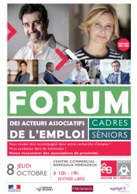 1er Forum des Assos de l’Emploi à Bordeaux. Le jeudi 8 octobre 2015 à Bordeaux. Gironde.  10H9h